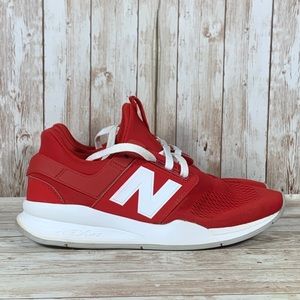New Balance 247 Athletic Running Shoes Red White Women's Size 9